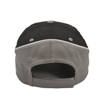Casquette de baseball sportive vierge multi-panneaux style hip-hop avec logo brodé personnalisé et passepoil pour personnalisation en gros