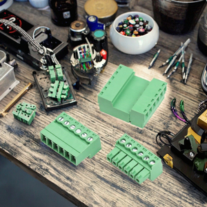 บล็อกขั้วต่อแบบเสียบ 8 พิน ไม่ต้องบัดกรี ระยะห่างระหว่างขั้ว 3.81 มม. ขั้วต่อทองแดงแบบตัวเมียและตัวผู้ - Product Image 3