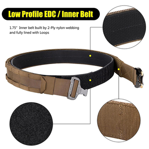 Cinturón Táctico Artex de Doble Capa con Liberación Rápida, Cinturón MOLLE de 1.75 Pulgadas de Ancho Interior y Exterior, Cinturón de Cintura Resistente - Product Image 3
