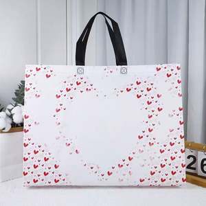 Achetez des sacs à main en tissu non tissé de taille moyenne personnalisables et des sacs cadeaux pliables - Product Image 3