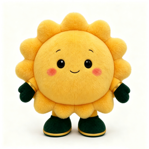 Peluche de hongo amarillo personalizado, lindo peluche de hongo, muñeco de peluche de hongo de dibujos animados - Product Image 6