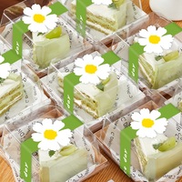 Autocollants d'étanchéité personnalisés anti-effraction pour gâteaux, étiquettes d'emballage alimentaire pour boîtes à gâteaux, emballage de desserts de boulangerie