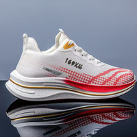 Chaussures de sport pour hommes ultra-respirantes en maille, légères, à bout souple, semelle durable, antidérapantes, longue durée, pour le voyage, l'exercice et le sport