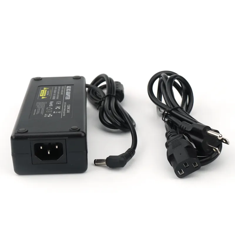 Adaptador de corriente de entrada, 100-240v, CA, 50/60hz, 24 v, 24 v, 5a