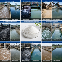 YUEDA Polyacrylamide Anionique à Charge Moyenne MW, Floculant Haute Efficacité, Poudre Pure à 99% pour le Lavage du Charbon et de la Minerai de Fer