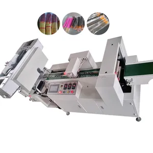 Full Automatic Counting Packing Machine For Incense Wooden Sticks Pen Meat Skewer Packaging Machinery 50pcs 100pcs