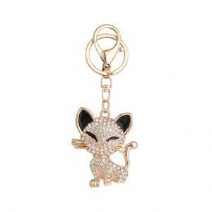 Fashion <b>Cat</b> Keychain Wallet Bag Crystal Diamond Keychain Rhinestone <b>Cat</b> Keychain - Product Image 3