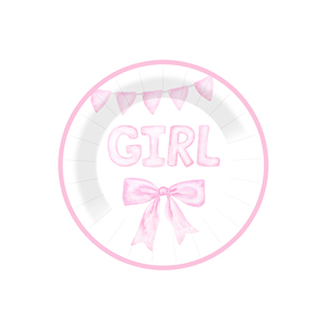 DAMAI - Juego de 8 Platos y Vasos Desechables con Temática de Revelación de Género para Fiestas de Cumpleaños, Diseño para Niño o Niña - Product Image 6