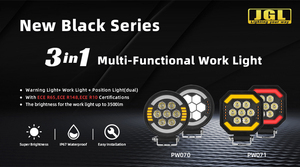 35W 원형 다기능 <span class=keywords><strong>LED</strong></span> 작업등 오프로드 <span class=keywords><strong>LED</strong></span> 주행등 트럭 트레일러용 앰버 경고등 포지션 라이트 - Product Image 5