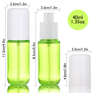 Portable Travel <b>Dispensing</b> <b>Bottle</b> 30ml 50ml 80ml 100ml Transparent PET/PP Plastic Capsule Spray <b>Bottle</b> with Pump Seal Packaging - Product Image 2