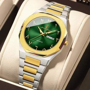 Montre pour femme, tendance, cadran rond, montre à quartz, bracelet en acier inoxydable, style polyvalent pour tous les jours - Product Image 2