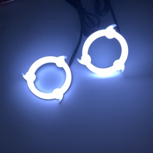 12V Flow RGB LED <span class=keywords><strong>Sharingan</strong></span> Angel Eyes mit Milchglas-Abdeckung für Fahrzeugbeleuchtung - Product Image 6