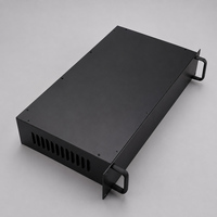 Penawaran Jangka Panjang Pabrik Cina, Kotak Instrumen Elektronik Besi Hitam IP55 88x482.6x250 19 Inch 2U Rack Case Harga Pabrik