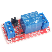 Module de relais 1 canal 5V 12V avec optocoupleur, prise en charge du déclenchement de niveau haut et bas