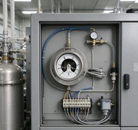 Manomètre à contact électrique en acier inoxydable, haute précision, rempli de liquide, avec montage sur panneau pour système hydraulique
