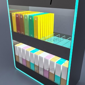 RECHI Tủ Trưng Bày Thuốc Lá Cố Định Cửa Hàng Thuốc Lá Tủ Đứng Trưng Bày Thuốc Lá Bằng Acrylic Có Đèn LED RGB - Product Image 6