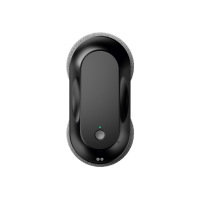 Robot Nettoyeur de Vitres Électrique Domestique, Aspiration 2400-3200Pa, Télécommande 2.4G 30m, Autonomie 20-30min, Alimentation de Secours UPS