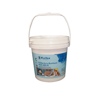 Seaux en plastique PP pour peinture 1Gal 4Gal 3L-1 4L-1 9LF-1 14L-1 avec impression de logo personnalisé pour peinture au latex, mastic, revêtements et stockage