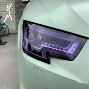 0.3*15M teinte de lampe de voiture pour phare de voiture auto-cicatrisant blanc à violet photochromatique pour phares Film lumineux