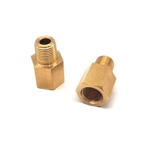Brass Oil Pressure <b>Gauge</b> Adapter 1/8 Npt To 1/8 Bspt Fitting For Automotive Use - Product Image 2