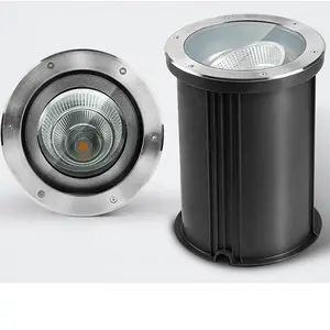 עמיד למים IP66 COB 15 תואר מתכוונן גבוהה לום LED Inground מנורת 18w 20w 30w מחתרת אור
