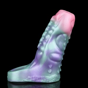 Anillo para pene de silicona con ventosa y funda de dildo de pulpo de fantasía para hombres - Product Image 4