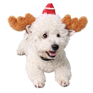Accessori per animali domestici gioielli in corno <span class=keywords><strong>di</strong></span> <span class=keywords><strong>cervo</strong></span> <span class=keywords><strong>di</strong></span> natale cerchietto per capelli <span class=keywords><strong>di</strong></span> gatto fasce copricapo per animali domestici - Product Image 5