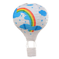 Lanternes colorées de papier de ballon à air chaud de décoration de partie pour la décoration à la maison