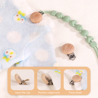 Attache-sucette en silicone avec design monobloc, chaîne de sucette pour bébé, clips pour garçons et filles, clips pour sucette, sucette pour bébé