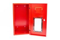 Armoire murale personnalisable pour extincteur ; Armoire d'extincteur en acier au carbone thermolaqué avec fenêtre de visualisation.