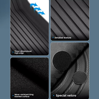 Tapis de sol de voiture en TPE 3D épais, résistant à l'usure et imperméable, et tapis de coffre dédiés pour Tesla Model (vente en gros)