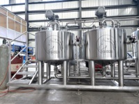 Nouveau modèle Réservoir de mélange de miel en acier inoxydable 1000L- 5000L avec réservoir de mélange de sirop/confiture 20 tr/min