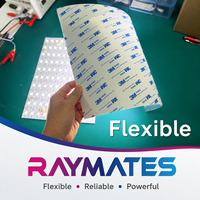 Panneau LED flexible pliable 24V 10.2W CRI90 1224lm ultra fin pour comptoir en marbre rétroéclairé et panneau mural en pierre