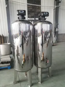 Serbatoi del filtro dell'acqua SS serbatoio a pressione del filtro dell'acqua in acciaio inossidabile di diverse dimensioni