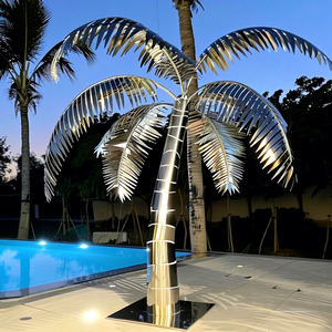 Colección de Palmeras para Resorts de Lujo - Árboles Tropicales de Acero Inoxidable Personalizados para Hoteles de 5 Estrellas - Product Image 1
