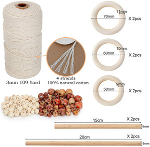<span class=keywords><strong>Kit</strong></span> <span class=keywords><strong>de</strong></span> macramé para colgar plantas, nuevo producto, 111 Uds. - Product Image 3