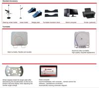 Máquina de alineación de ruedas 3D para coche de garaje, descarga gratuita de software/neumático giratorio,