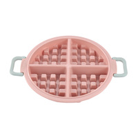 Nouveau moule à gaufres rectangulaire en silicone - Plaque de cuisson multifonction pour chocolats, muffins et gâteaux |   Antiadhésif, résistant à la chaleur, durable
