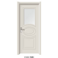 Portes intérieures modernes en MDF de Chine avec finition décorative pour chambres à coucher et maisons