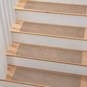 Nouveau style de marchepieds autocollants antidérapants en <span class=keywords><strong>tapis</strong></span> <span class=keywords><strong>pour</strong></span> intérieur et extérieur, <span class=keywords><strong>tapis</strong></span> de sol <span class=keywords><strong>pour</strong></span> escaliers en bois et plateformes d'atterrissage - Product Image 2