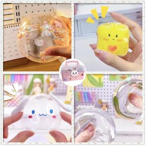 Trẻ em DIY Craft nhựa nano siêu đàn hồi hai mặt dính Gel Grip traceless Băng bong bóng Kit với hộp - Product Image 5
