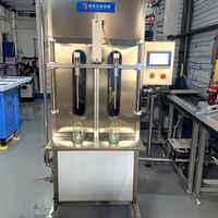 Petite machine de remplissage Baijiu de bouteille en verre semi-automatique pour l'eau, le jus, la sauce soja, le vinaigre, les condiments et les boissons