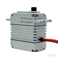 Servo sans balais/sans noyau KST X20-7.4-M-850 en alliage d'aluminium et acier trempé pour modèle RC, drone, robot, usage éducatif, couple élevé