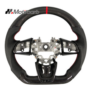 Volante Deportivo Inteligente de Fibra de Carbono Personalizado con LED para Kia Stinger GT GTS GT1 GT2 GT-Line 2018-2024, Accesorios Interiores Mejorados - Product Image 1