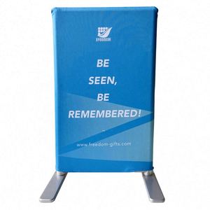 Custom High Quality MINI Display <b>Backdrop</b> Banner <b>Stand</b> Modern Eco-Friendly Portable Design - Product Image 1