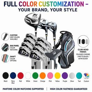 Ensemble complet de clubs de <span class=keywords><strong>golf</strong></span> en alliage d'aluminium OEM avec sac pour hommes, femmes, débutants, entraînement sur le parcours - Product Image 3