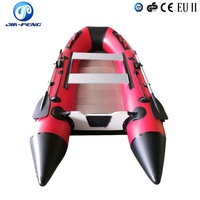 Bateau pneumatique en PVC de 3,0 m et 0,9 mm, bateau pneumatique robuste à haute capacité de charge pour la pêche et les sports nautiques