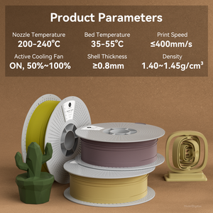 Filamento Plástico PLA Kexcelled de Alta Calidad 1kg/Rollo Recarga de Filamento PLA/ABS/PETG/TPU para Impresora 3D Color Mate - Product Image 5