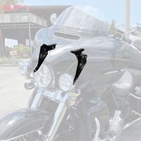 Accessoires de Moto Support de Carénage Durable Noir Convient pour 14-24 Harley Street Glide FLHX Batwing