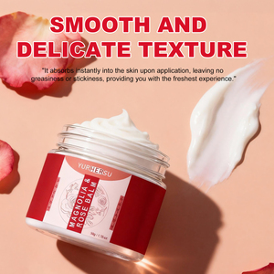 Bálsamo Suave <span class=keywords><strong>de</strong></span> Rosa y Magnolia, Bálsamo Hidratante y Calmante para la Piel, Apto para Múltiples Tipos <span class=keywords><strong>de</strong></span> Piel, Cuidado Estacional, Bálsamo con Extracto <span class=keywords><strong>de</strong></span> Rosa y Magnolia - Product Image 1